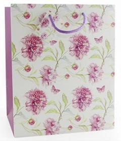 Punga medie pentru cadou - Vintage Lane Peony Lesser & Pavey