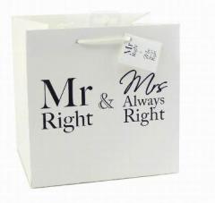 Punga cadou Mr Mrs Always Right Medium Lesser & Pavey