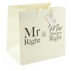 Punga pentru cadouri - Mr & Mrs Always Right Lesser & Pavey