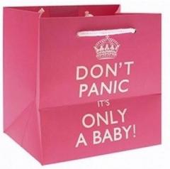 Keep Calm Its A Baby Pink Large Punga cadou