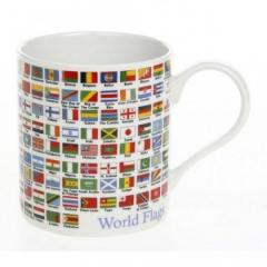 Cana portelan in cutie cadou - Educational Flags Lesser & Pavey
