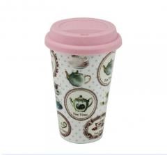 Cana de voiaj cu capac - Tea time Lesser & Pavey