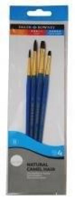 Set pensule din par de camila - 4 bucati Daler Rowney