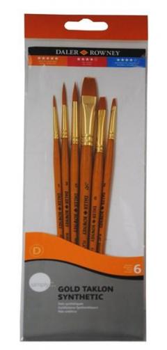 Set 6 pensule Daler Rowney
