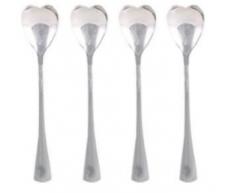 Set de 4 lingurite in forma de inima