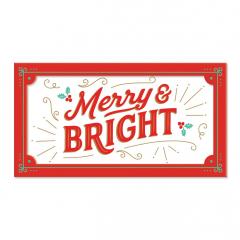 Tava decorativa - Merry & Bright Rectangle Porcelain Tray