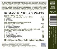 Romantic Viola Sonatas