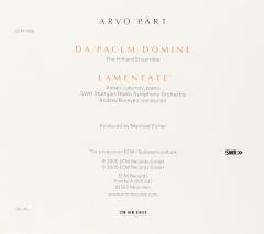 Arvo Part: Lamentate