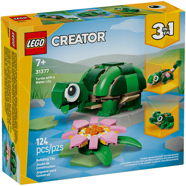 LEGO Creator - Turtle with a Water Lily (31377) - LEGO