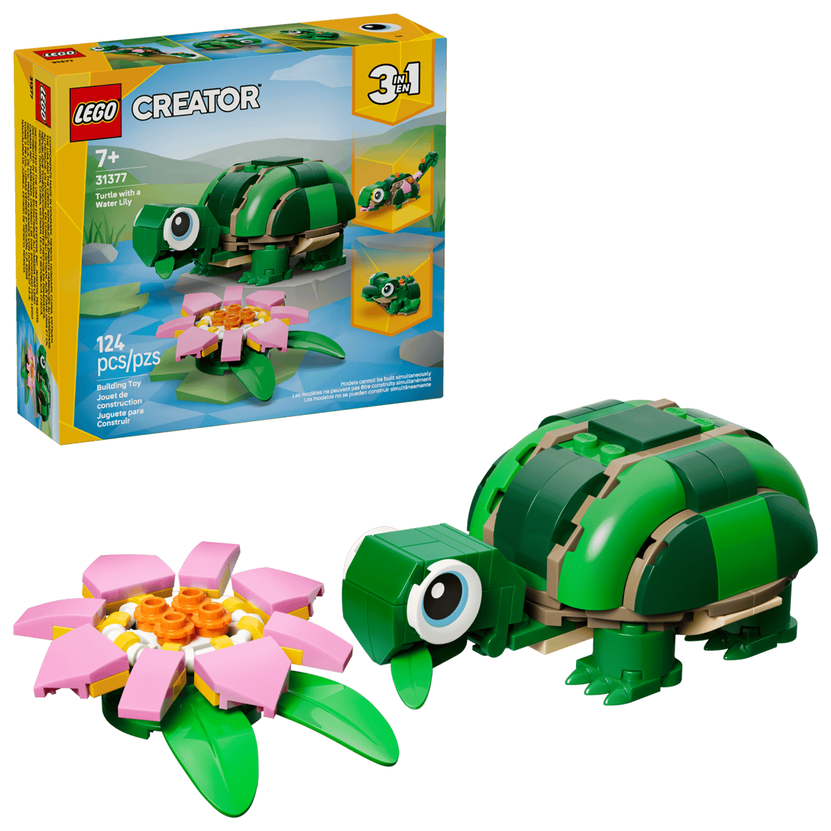 LEGO Creator - Turtle with a Water Lily (31377) - LEGO