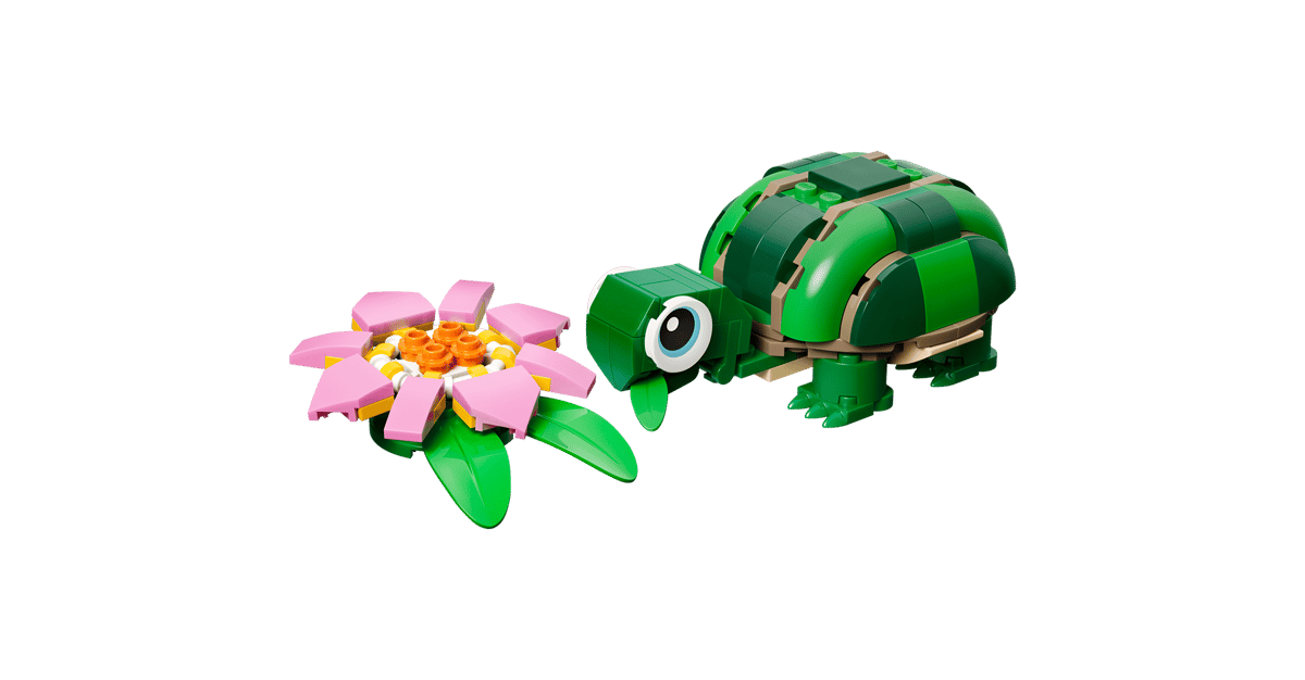 LEGO Creator - Turtle with a Water Lily (31377) - LEGO