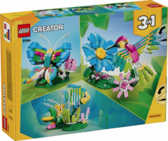 Lego Creator 3 in 1 - Animale salbatice: Colibri colorat (31384)
