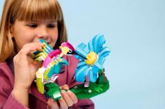 Lego Creator 3 in 1 - Animale salbatice: Colibri colorat (31384)