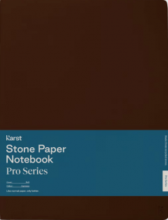 Carnet - Stone Paper Notebook, Espresso