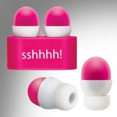 1 Pair of Re-Useable Hot Pink Ear Plugs