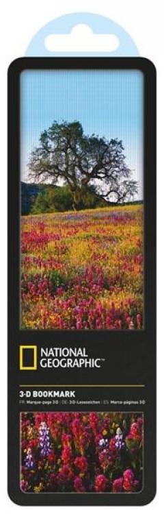 Semn de carte 3D National Geographic - Paintbrush, Lupine & Tick If (That Company Called)