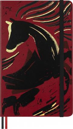 Carnet - Year of the Horse - Large, Ruled, Fabric Hard Cover