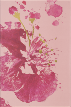 Carnet - Sakura Notebook - Large, Plain, Fabric Hard Cover - with Gift Box