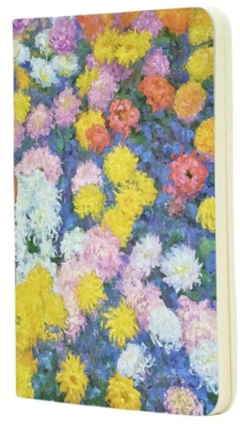 Caiet A6 - Lined - Monet's Chrysanthemums