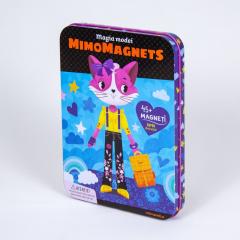 Puzzle magnetic in cutie metalica - Magia modei, 45+ piese