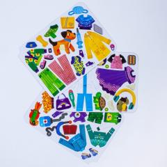 Puzzle magnetic in cutie metalica - In vizita la veterinar, 45+ piese