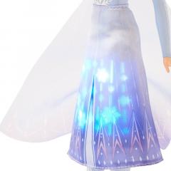 Disney Frozen II - Papusa Elsa cu rochita luminoasa