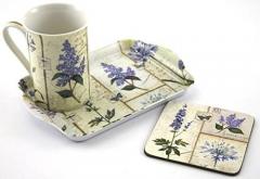 Set cana, tava si suport pahar Etude de Fleur