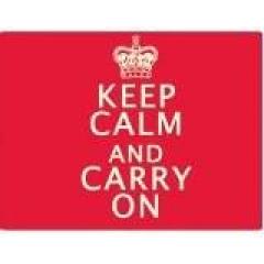 Keep Calm and Carry On. Surface Protector