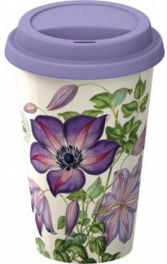 Cana de portelan cu capac - Kew Garden Delights Clematis Creative Tops