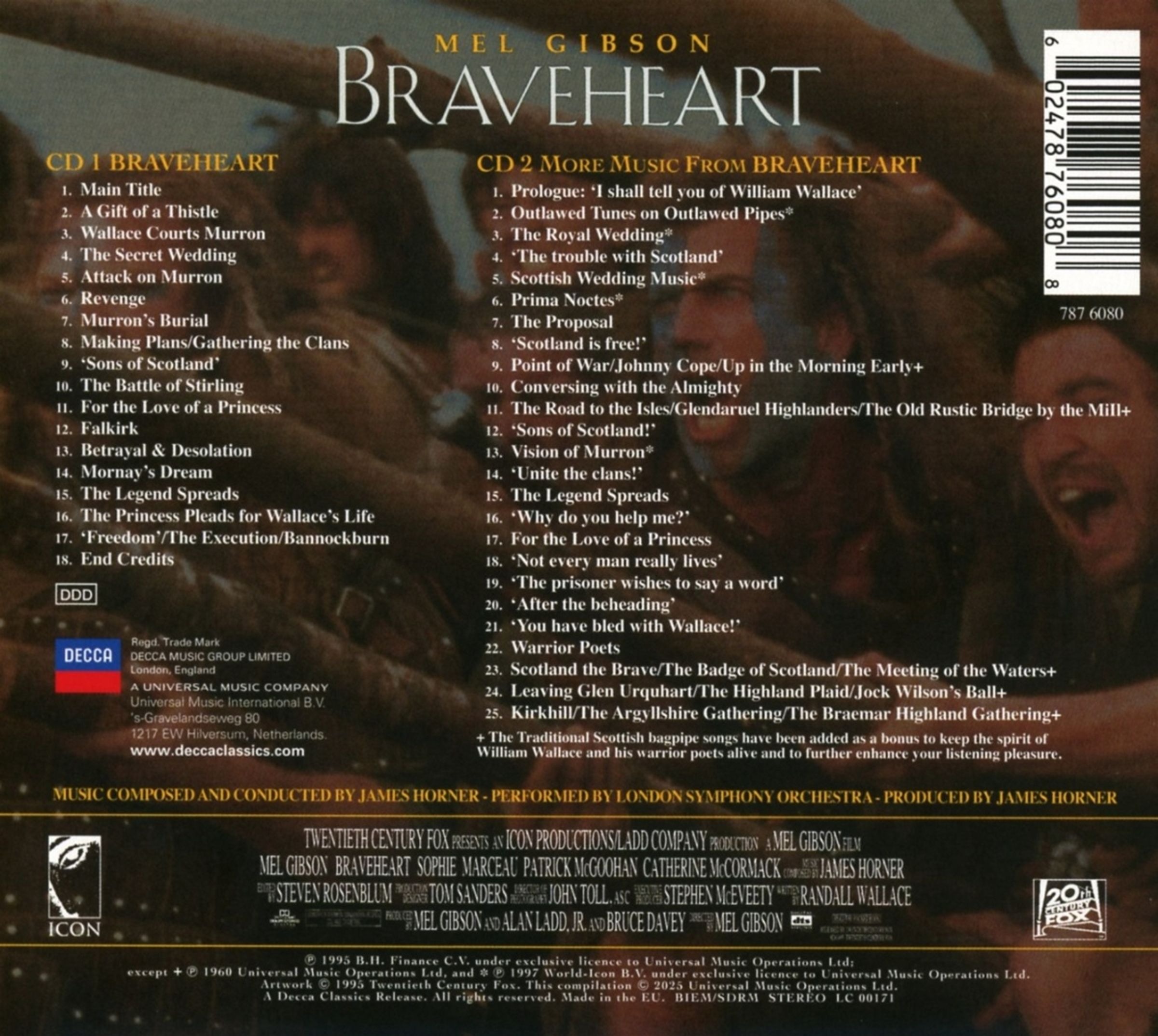 Braveheart (30th Anniversary) - Various Artists