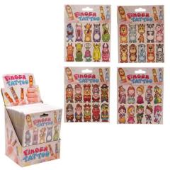 Tatuaje pentru deget - Fun Character - mai multe modele