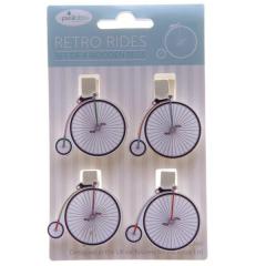 Set 4 carlige Retro Rides Bicycle