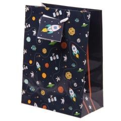 Punga medie pentru cadouri - Rocket and Planet Puckator