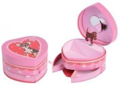 Cutie de bijuterii muzicala - Cuties Dog | Think Pink