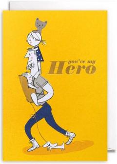 Felicitare - You're My Hero Lagom Design