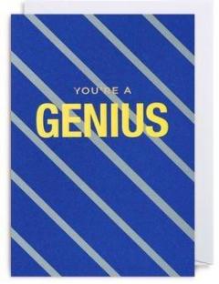 Felicitare - You're a genius Lagom Design