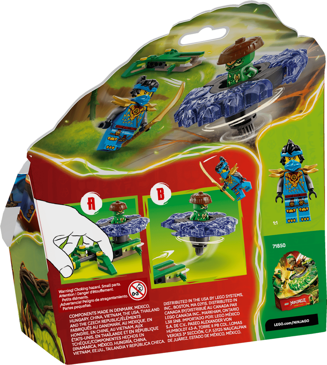LEGO Ninjago - Nya VS Elemental Monster Spinner (71849) - LEGO