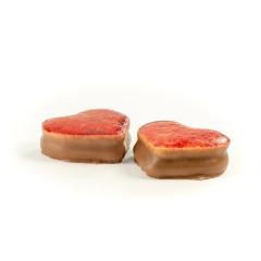 Biscuiti cu unt si ciocolata - Inimioare, 100 g