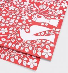 Hartie de impachetat - Porumbel si Mana