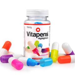 Set 10 markere - Vitapens