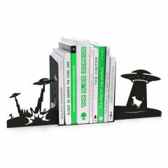 Set 2 suporturi laterale pentru carti - Alien Invasion