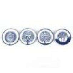 Rob Ryan Set of Four Plates Four Seasons