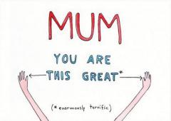 Great Mum Greeting Card