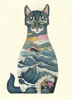 Felicitare - Ships Cat The DM Collection