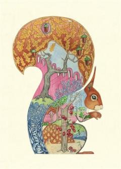 Felicitare - Red Squirrel The DM Collection