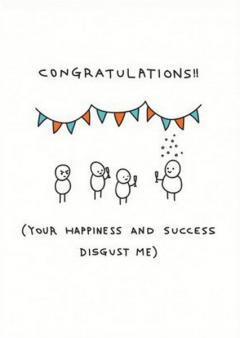 Felicitare - Congrats, You Disgust Me OHH Deer