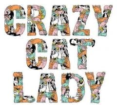 Felicitare Crazy Cat Lady OHH Deer