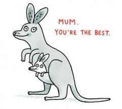 Felicitare Kangaroo OHH Deer