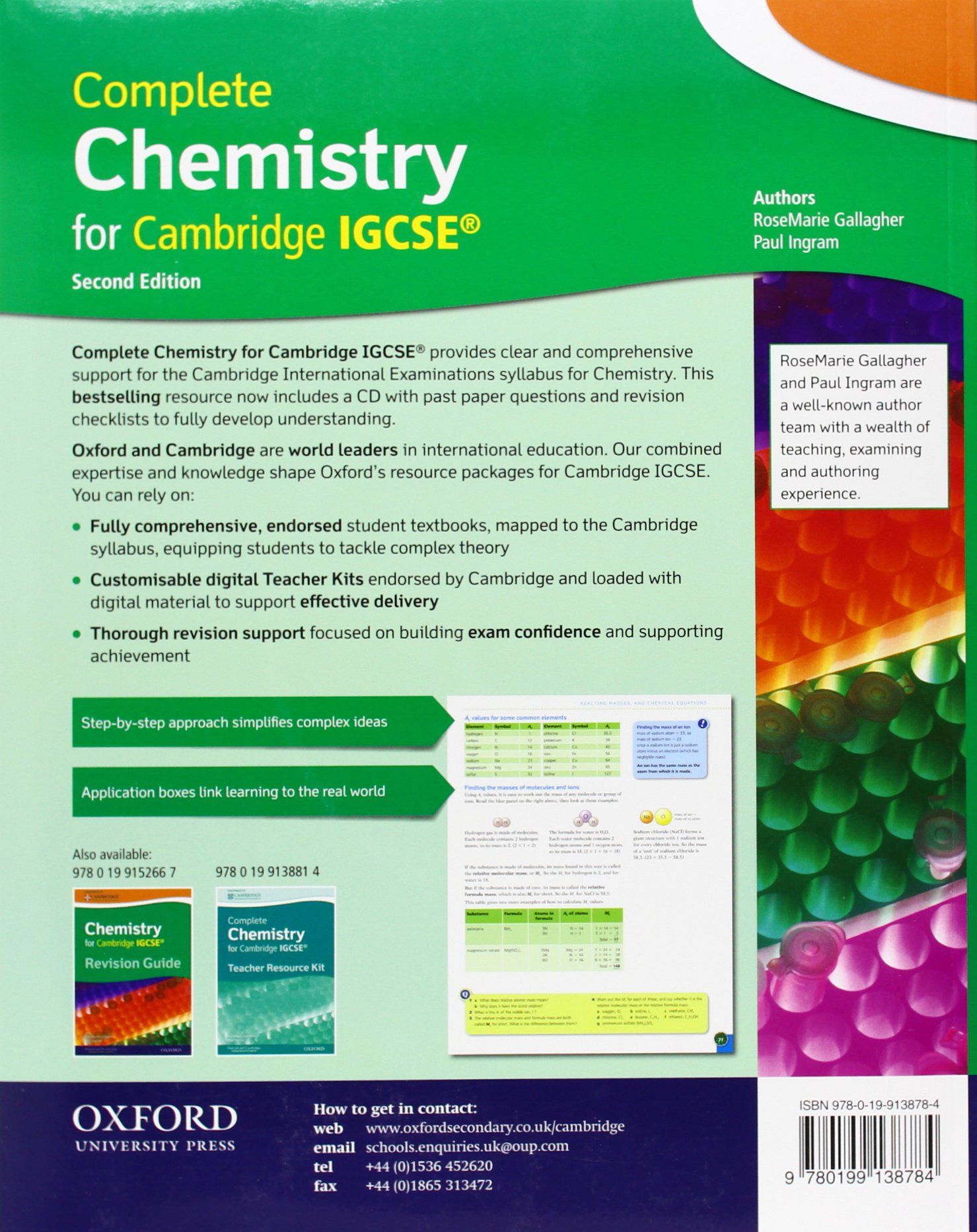 Complete Chemistry For Cambridge IGCSE - Paul Ingram, Rose Marie Gallagher