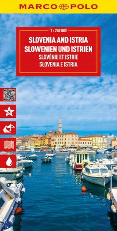 Slovenia and Istria Travel Map
